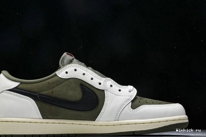 1 Low OLIVE  Jordan x Travis Air Scott 1027